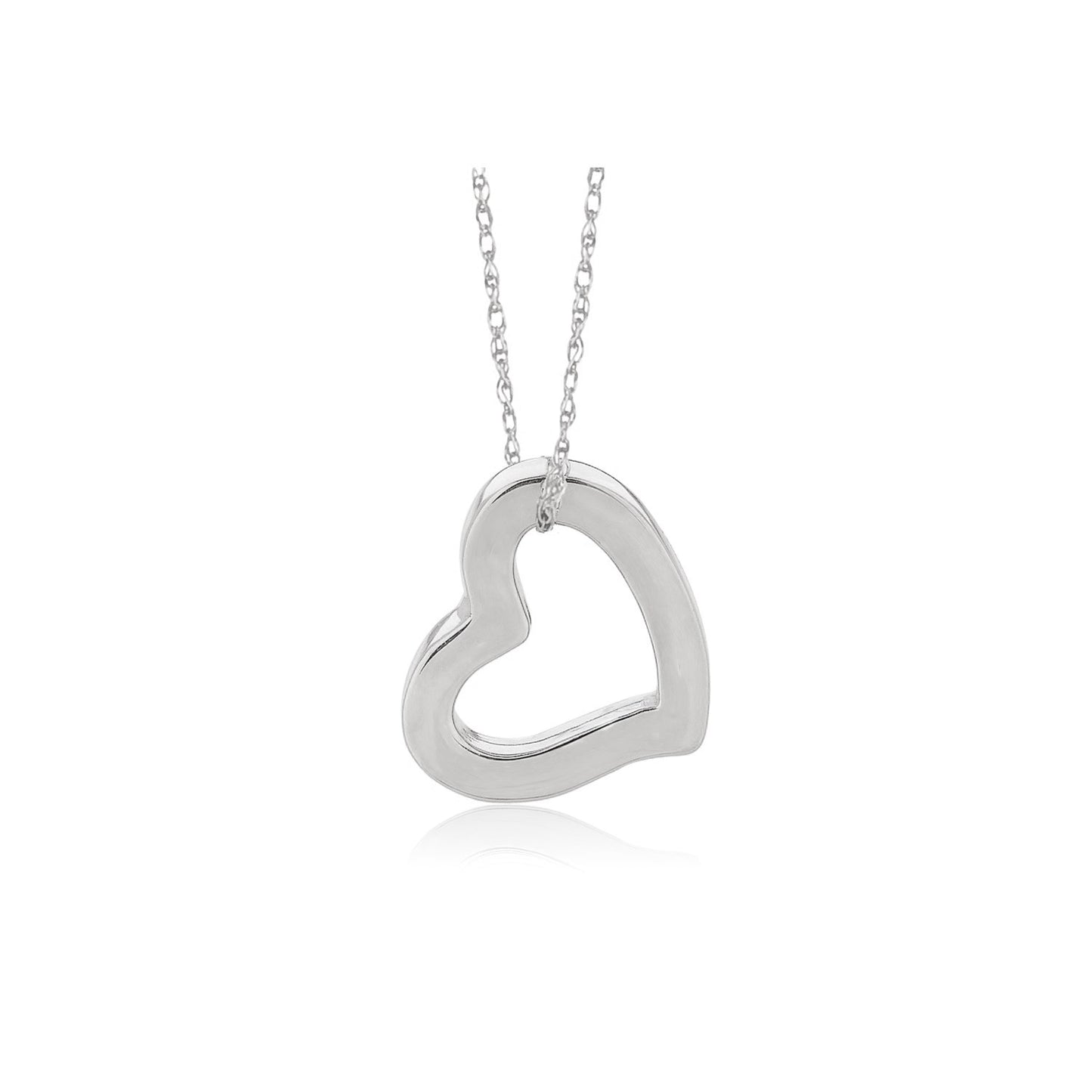 14k Yellow Gold Heart Pendant
