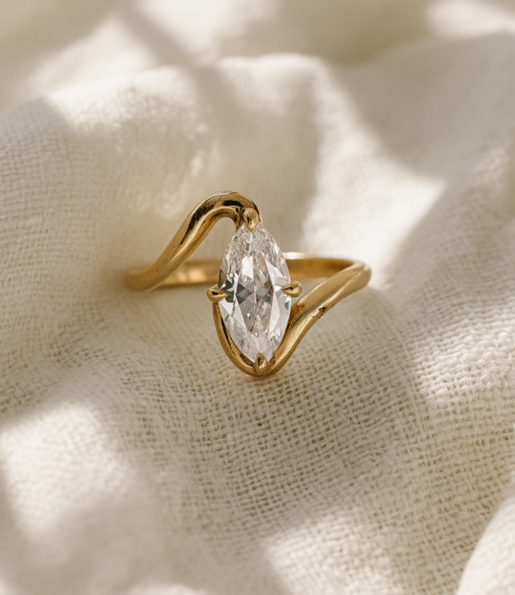 The Aria Marquise Ring