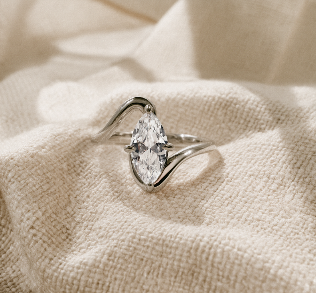 The Aria Marquise Ring