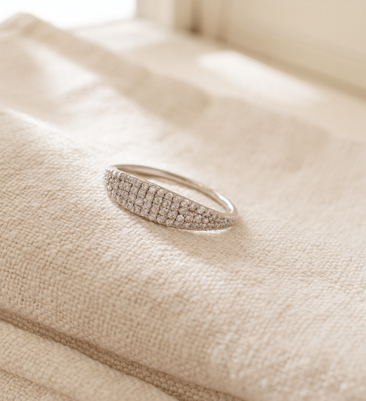 The Celeste Pavé Ring