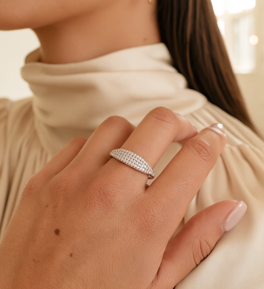 The Celeste Pavé Ring