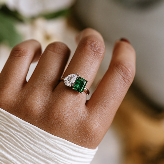 The Ivy Two-Stone Ring