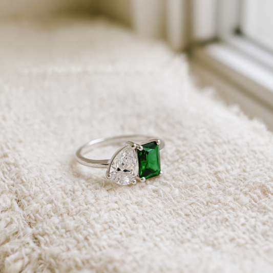The Ivy Two-Stone Ring