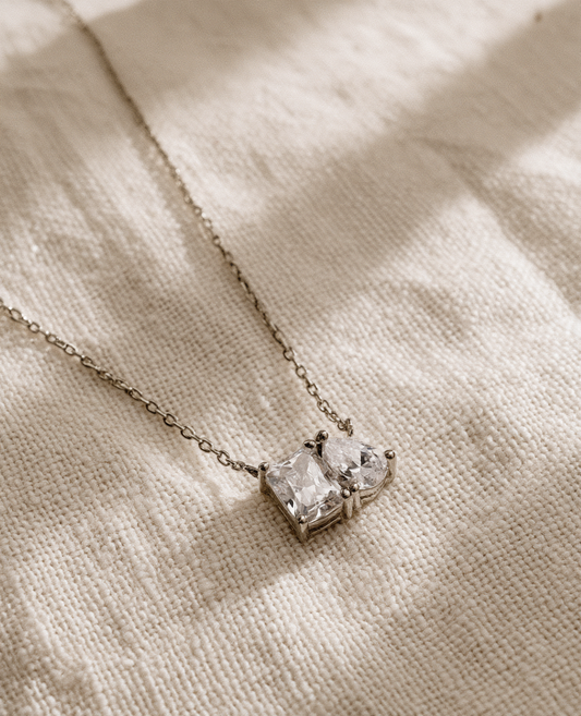The Juliette Two-Stone Necklace