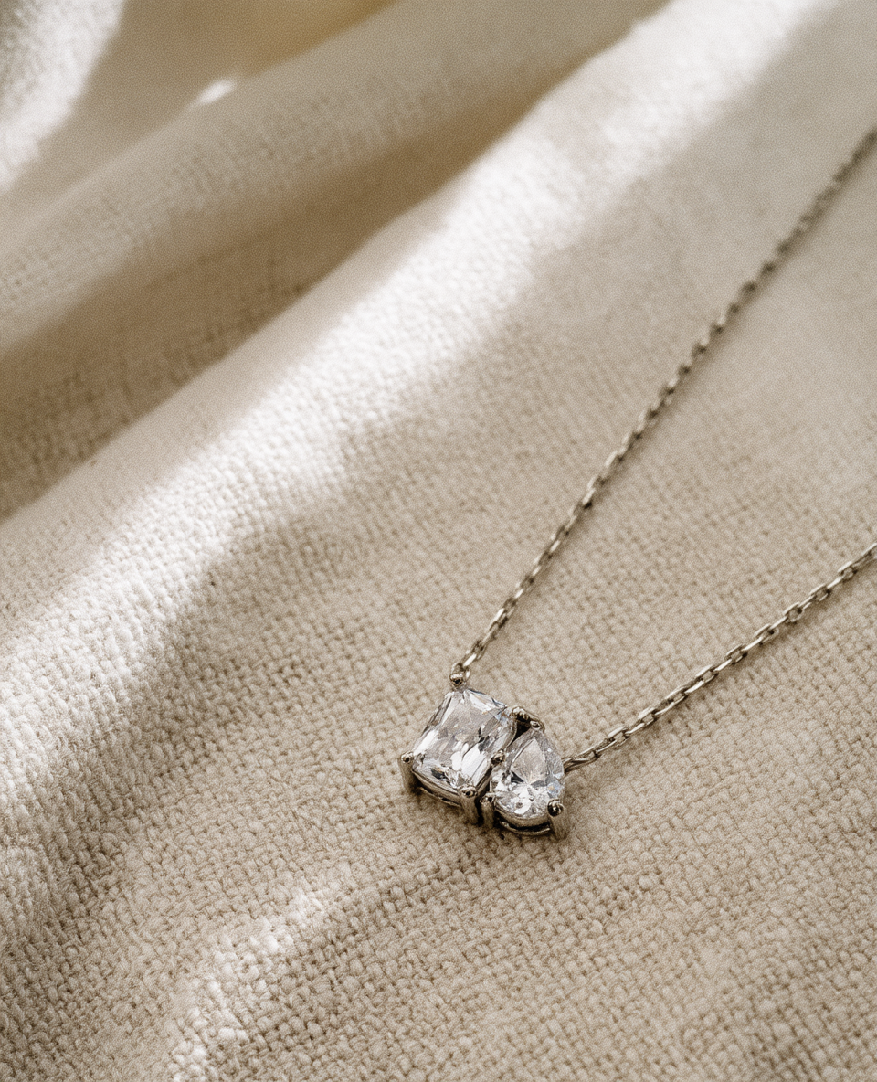 The Juliette Two-Stone Necklace