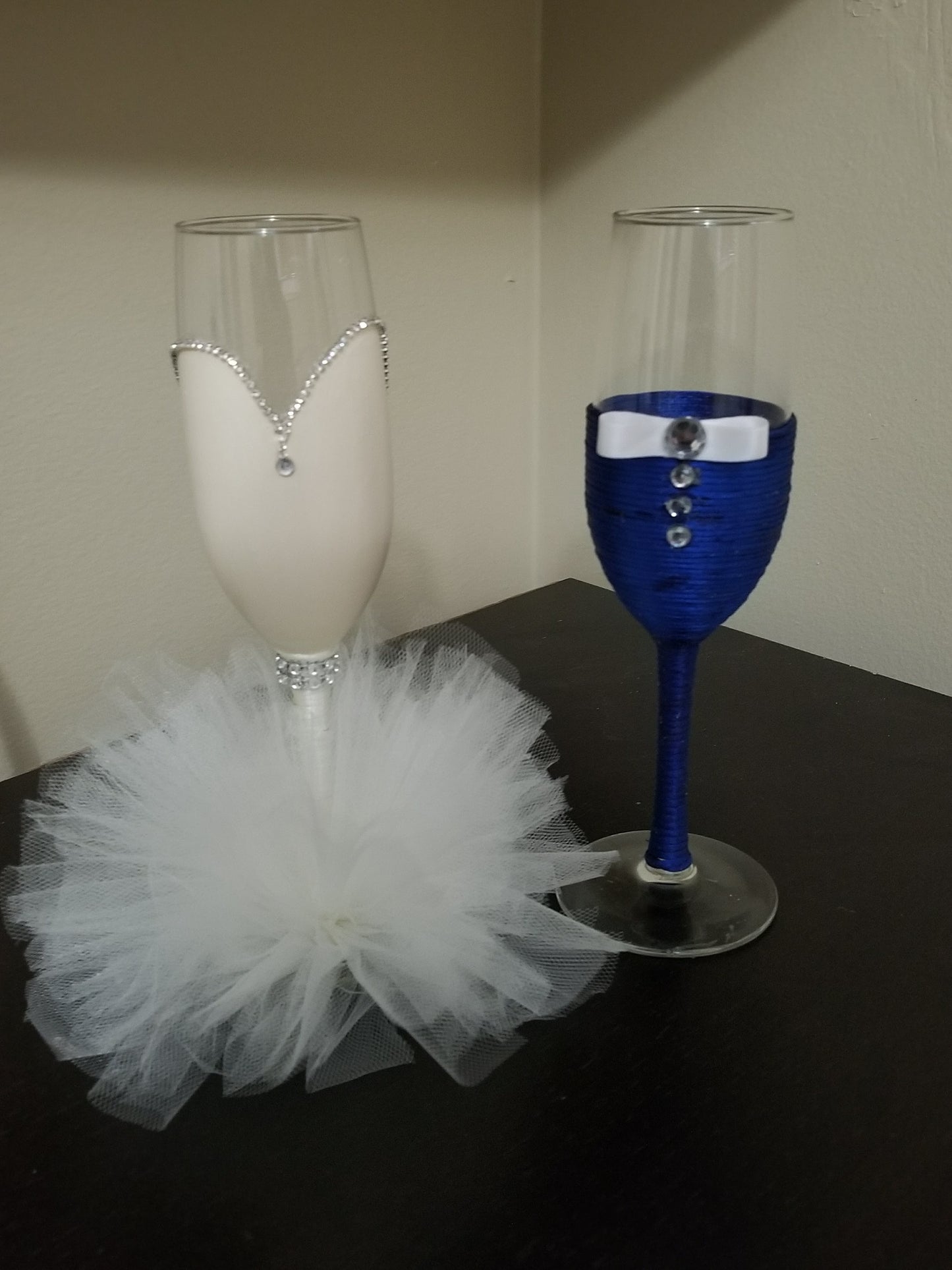 **CUSTOM** Handmade Champagne Flute (Single or Set)