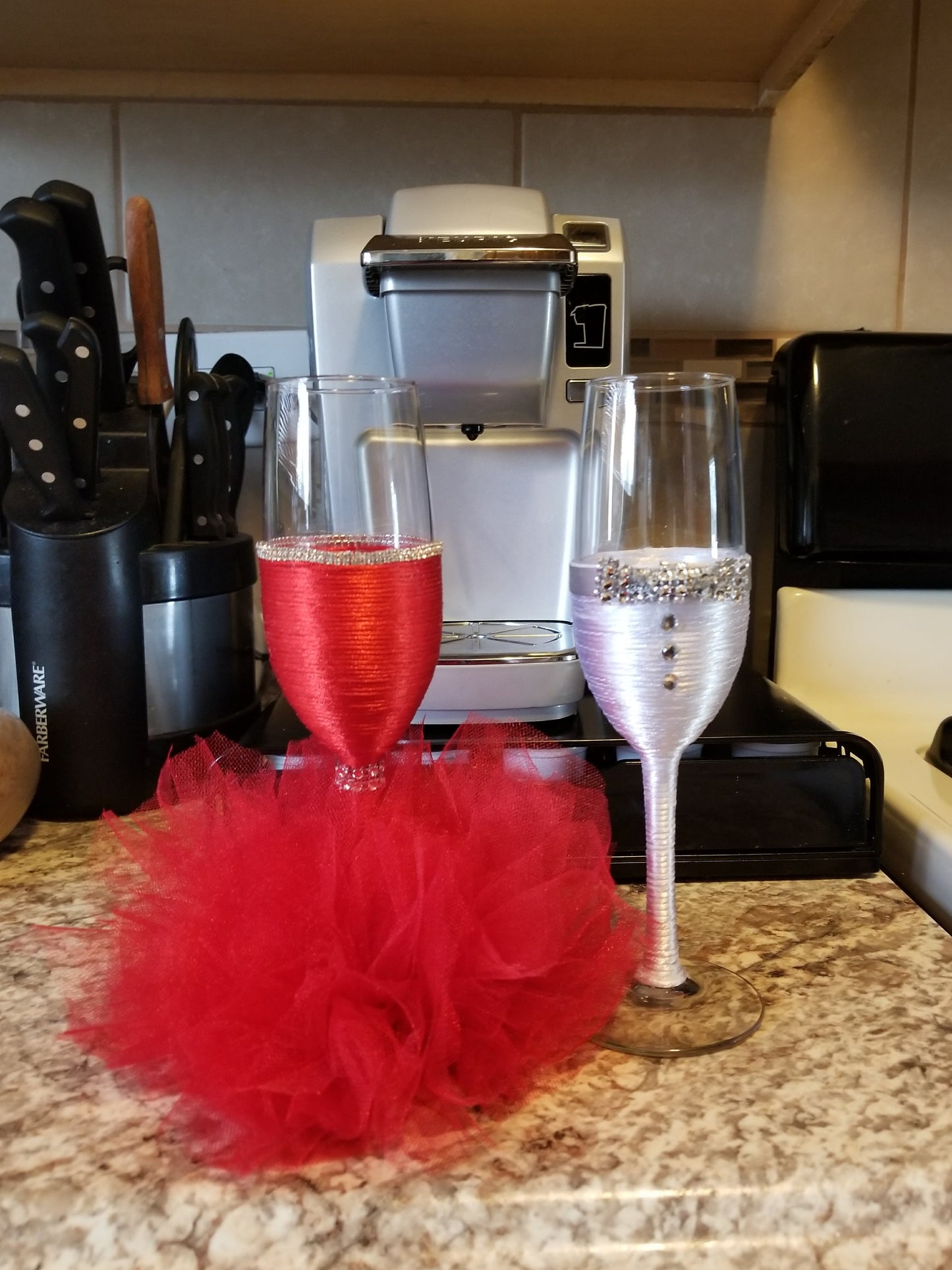 **CUSTOM** Handmade Champagne Flute (Single or Set)